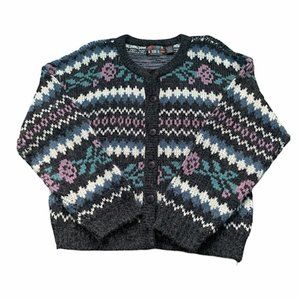 Vintage Paris Sport Club World Wide Sweater Large